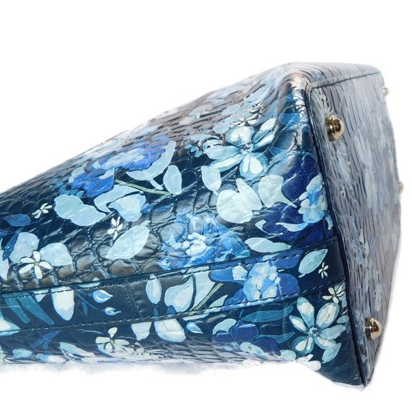 Brahmin Duxbury Satchel in Navy Madeleine - Picture 8 of 12